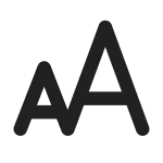 Text Font Size SVG Icon